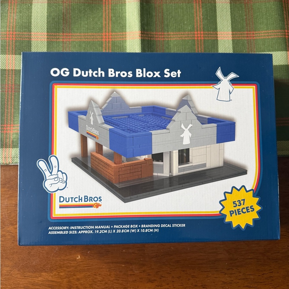 New in Box Dutch Bros Blox Set legos